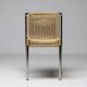 Gabriele Mucchi S5 Italian Modernity Dining Chairs with Chrome Tubular Frames and Rope Seats