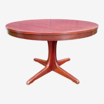 Table ronde scandinave avec rallonge 60