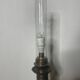 Old Napoleon 3 globe electrified oil lamp in opaline