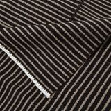 6x9 Gray & Black Striped Vintage Kilim Rug, 183x269Cm