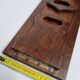 Solid wood bookends with zipper, folding, 1900