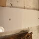 John Perzel textured glass art deco ceiling light