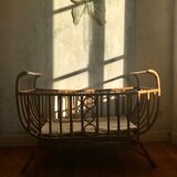 Child bed in rotin and bamboo