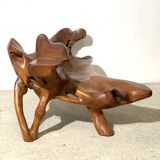 Brutalist bench in olivier