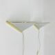 Set of Vintage Glass Wall Lamps with Gold Holder, 1970s