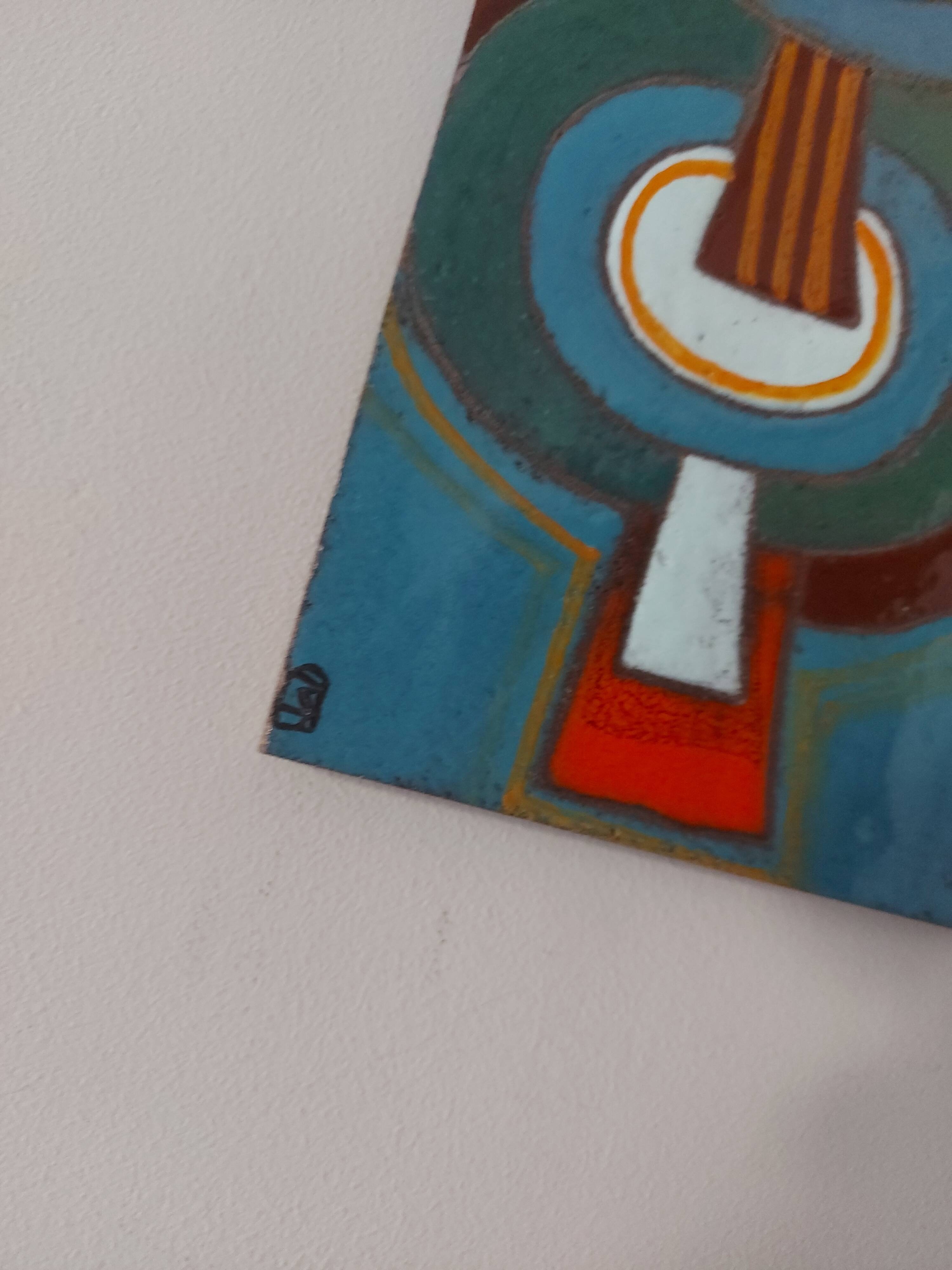 Vintage lava plate 50, 60'S