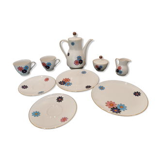 Winterling coffee or tea service, vintage from the 70's floral decoration