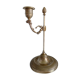 Brass candle holder with high adjustable