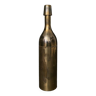 Shaker bouteille italienne moderniste métal doré 1970 passoire