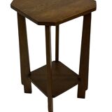 Art Deco plant table side table Oak 1950s