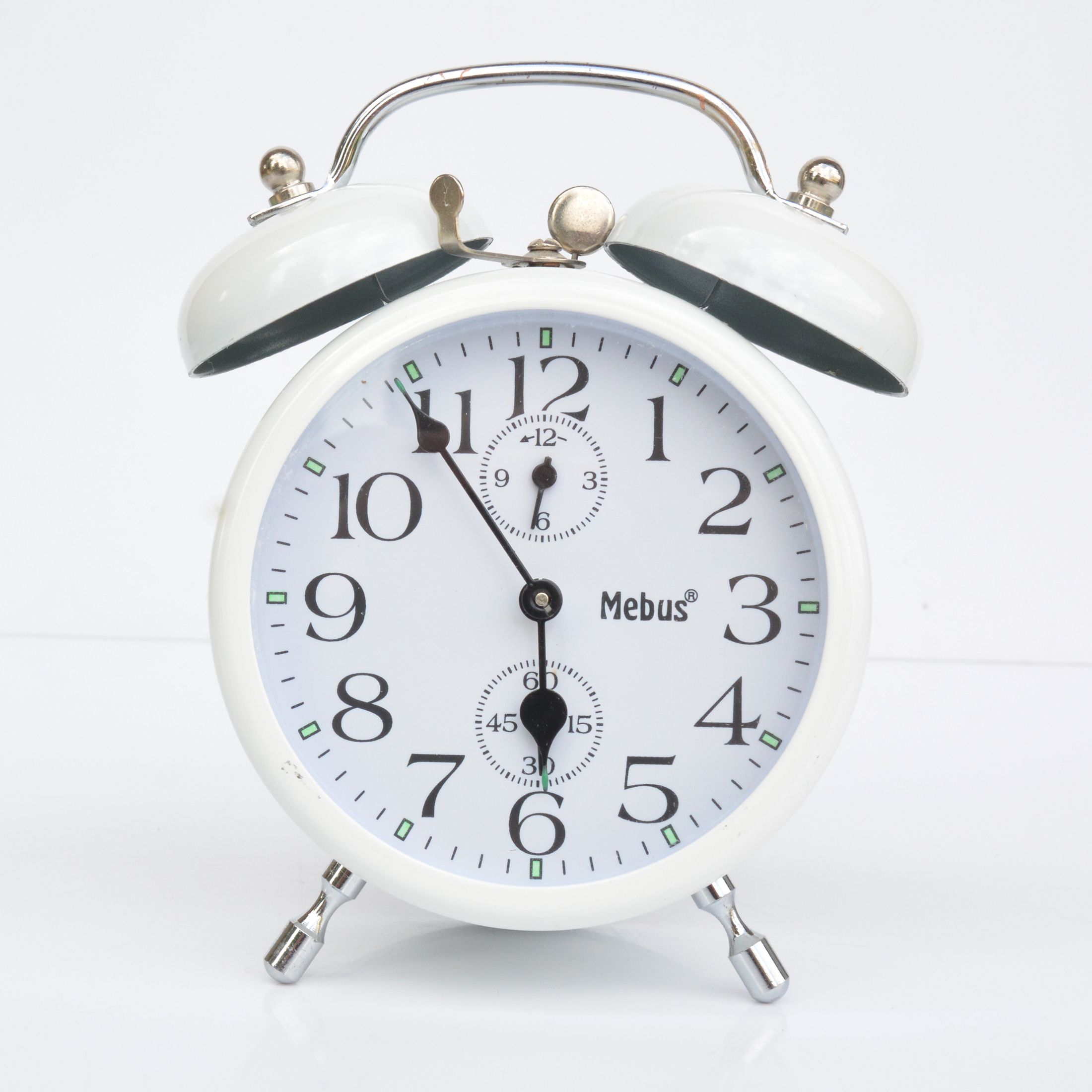 Mechanical alarm clock Mebus, Germany 1970s