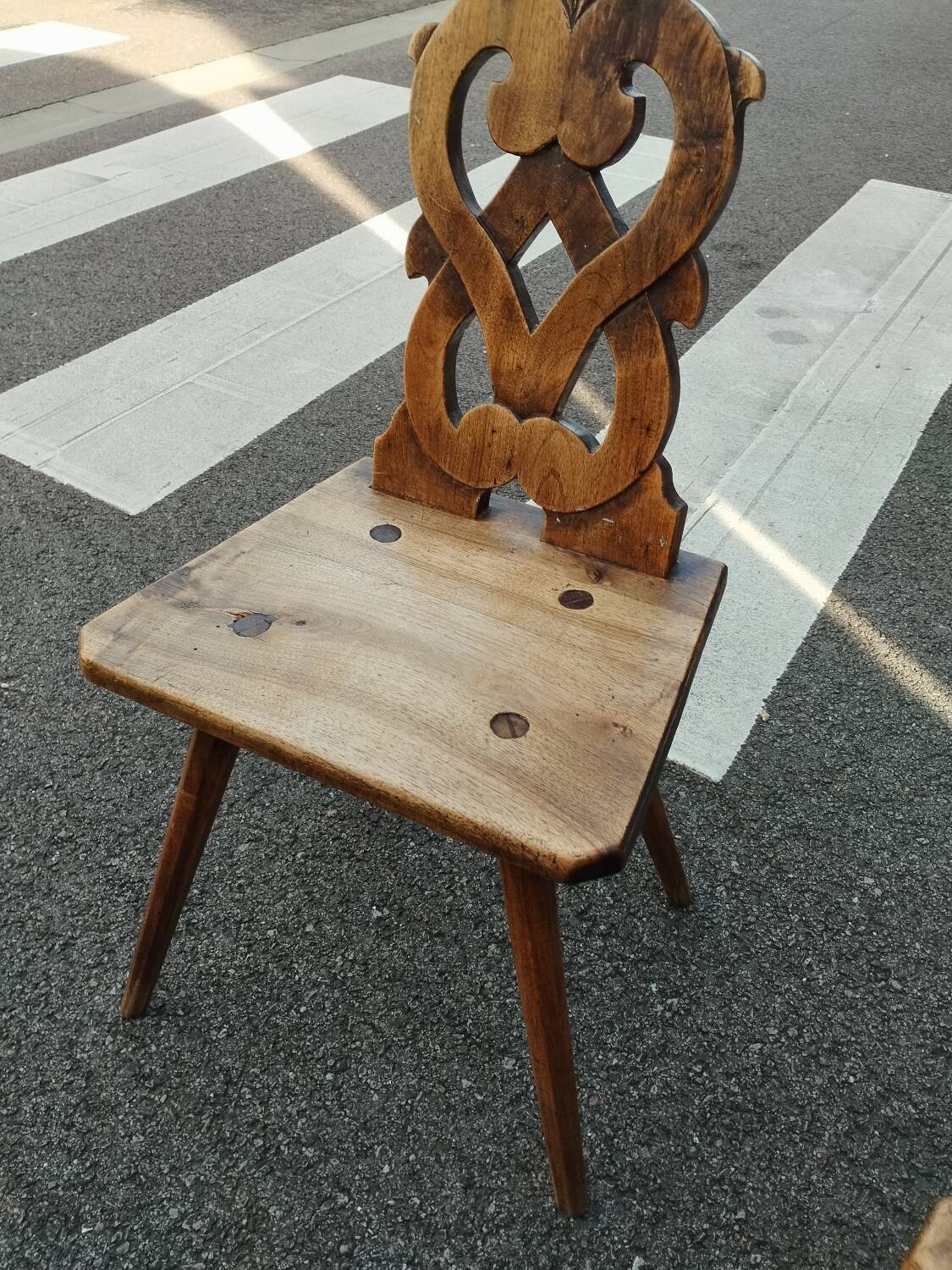 Alsatian wooden chairs
