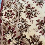 Aubusson-style mechanical carpet in 67x135 cm wool
