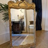 Miroir en bois doré