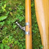 Pair of wooden oars