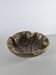 Vintage mid century brutalist brass ashtray