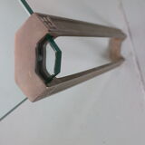 Peter Ghyczy for Ghyzcy Square Glass Coffee Table, 1970's Hollywood Regency