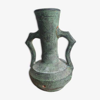 Ancient terracotta vase jar