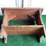 65cm foot rest set, rustic folk art XX