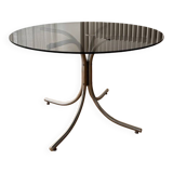 Smoked glass Italian table
