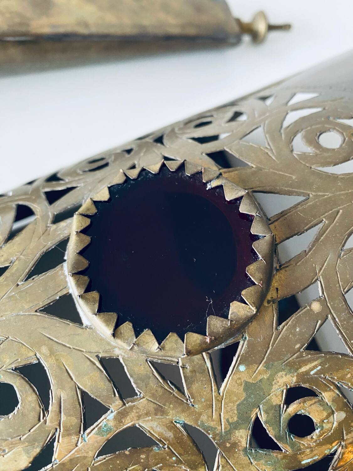 Pair of oriental wall lanterns