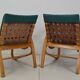 Pair of Bent Beechwood Armchairs,Design Jan Vaněk,1930's.