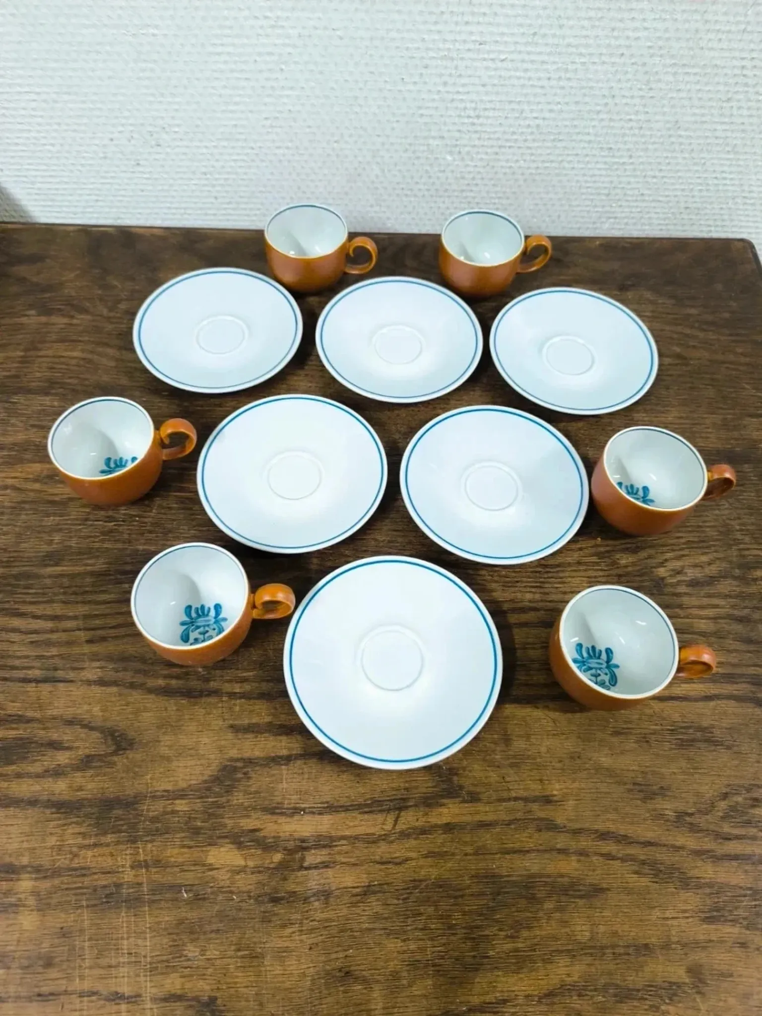 Set of 6 cups + saucers Villeroy and Boch Chekiang