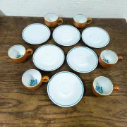 Set of 6 cups + saucers Villeroy and Boch Chekiang
