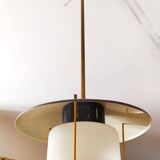 Small hanging lamp attributed to Stilnovo, 1950s