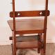 Transformable Library Step Stool into Chair - 19th Century