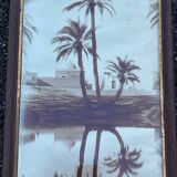 Old photograph from 1920 signed by Alexandre Bourgault, an Orientalist.