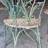 Round glass table & 4 chairs