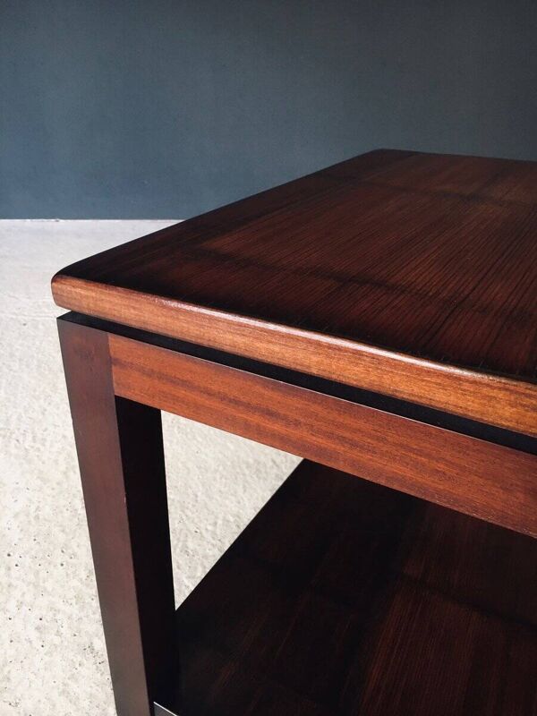 Postmodern Bamboo Side Table from Axel Vervoordt, Belgium, 1980s