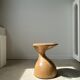 Solid wood sofa end