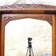 Miroir de cheminée Art Déco en bois sculpté - 82 cm x 150 cm