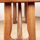 Large extendable dining table, 320 cm, in oak, Guillerme and Chambron.