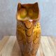 Vintage zoomorphic pitcher in glazed ceramic – Owl