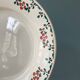 Set of 16 flat plates terre de fer choisy le roi numbered