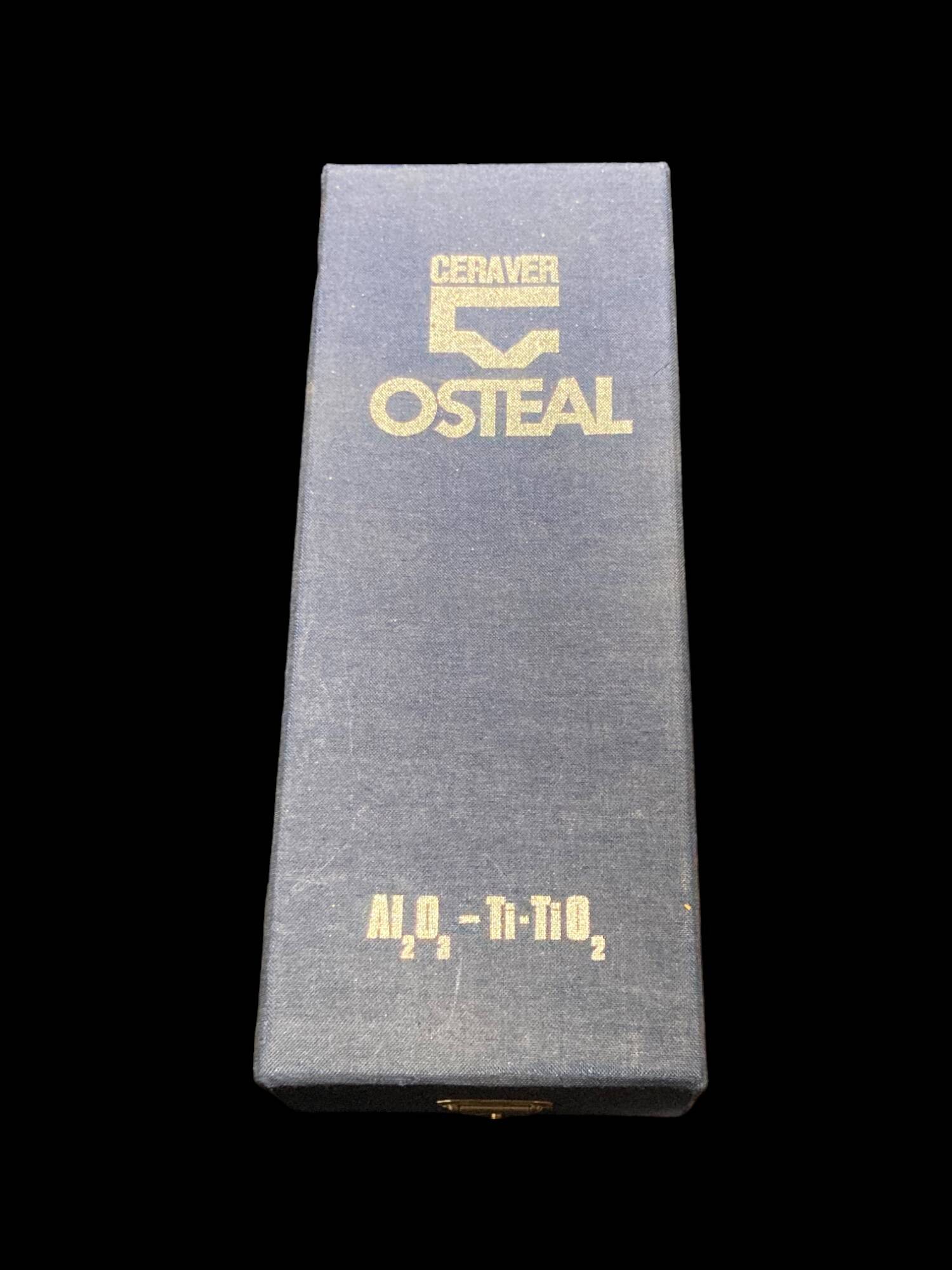 Fork and soup spoon in silver metal in their box from the brand "CERAVER OSTEAL"