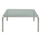 Tubular coffee table with smoked glass top, 1970s