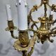 6-light bronze chandelier