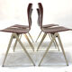 Lot of 4 vintage chairs Galvanitas S22 in the Netherlands