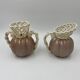 Duo of art deco vase earthenware Thulin
