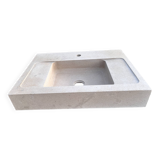 Molded stone sink