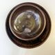 Ramekin / workshop pocket in glazed stoneware and signed