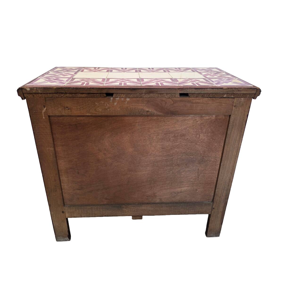 Buffet en bois et céramique, années 1960