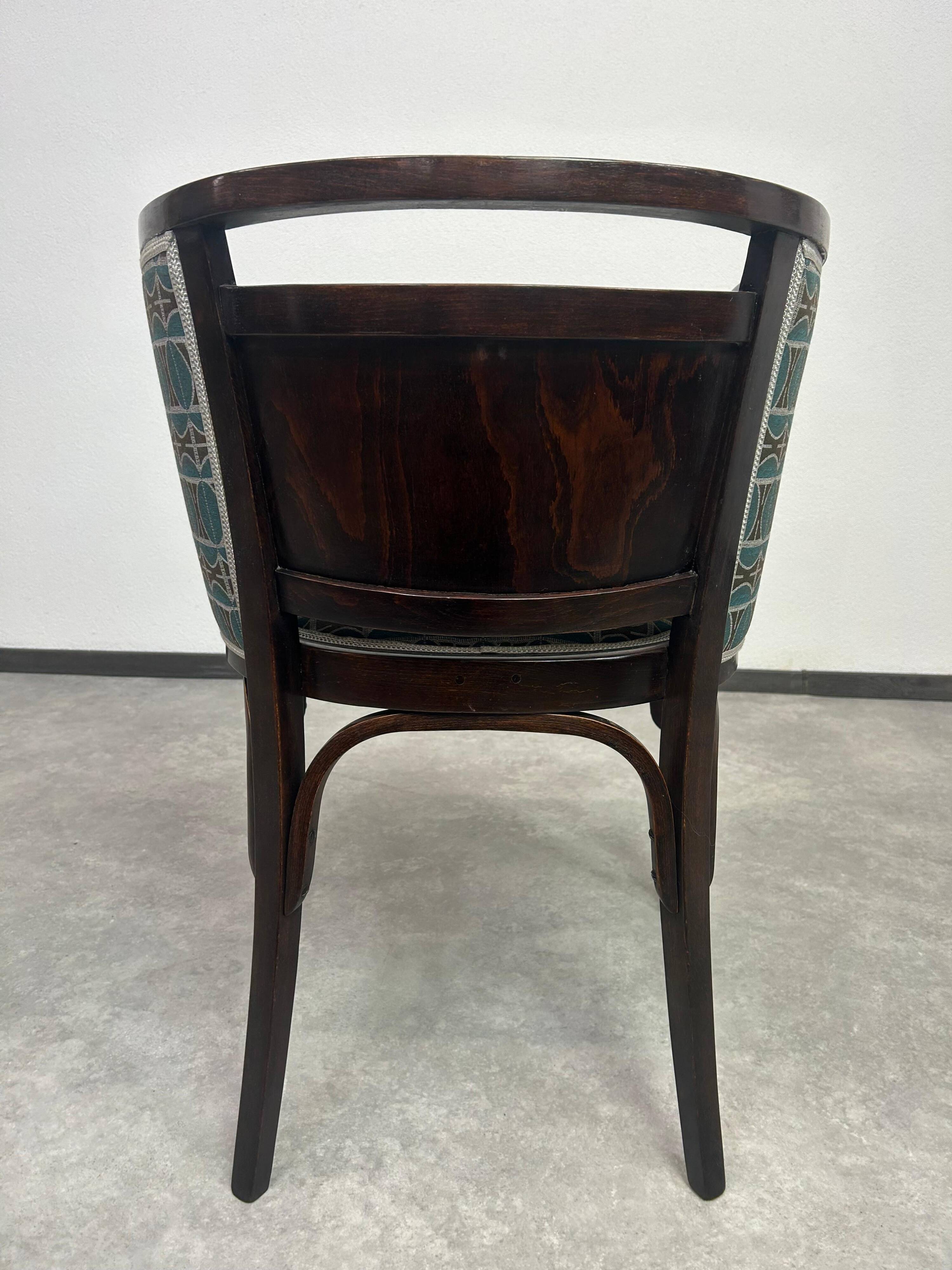 Jugendstil office chair by Otto Wagner for J&J Kohn