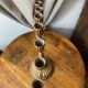 Menorah, seven-branched candlestick, in brass
