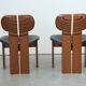 Afra & Tobia Scarpa ‘Africa’ Dining Chair – Walnut & Leather, 1975