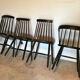 Set of 4 scandinavian chairs mismatched